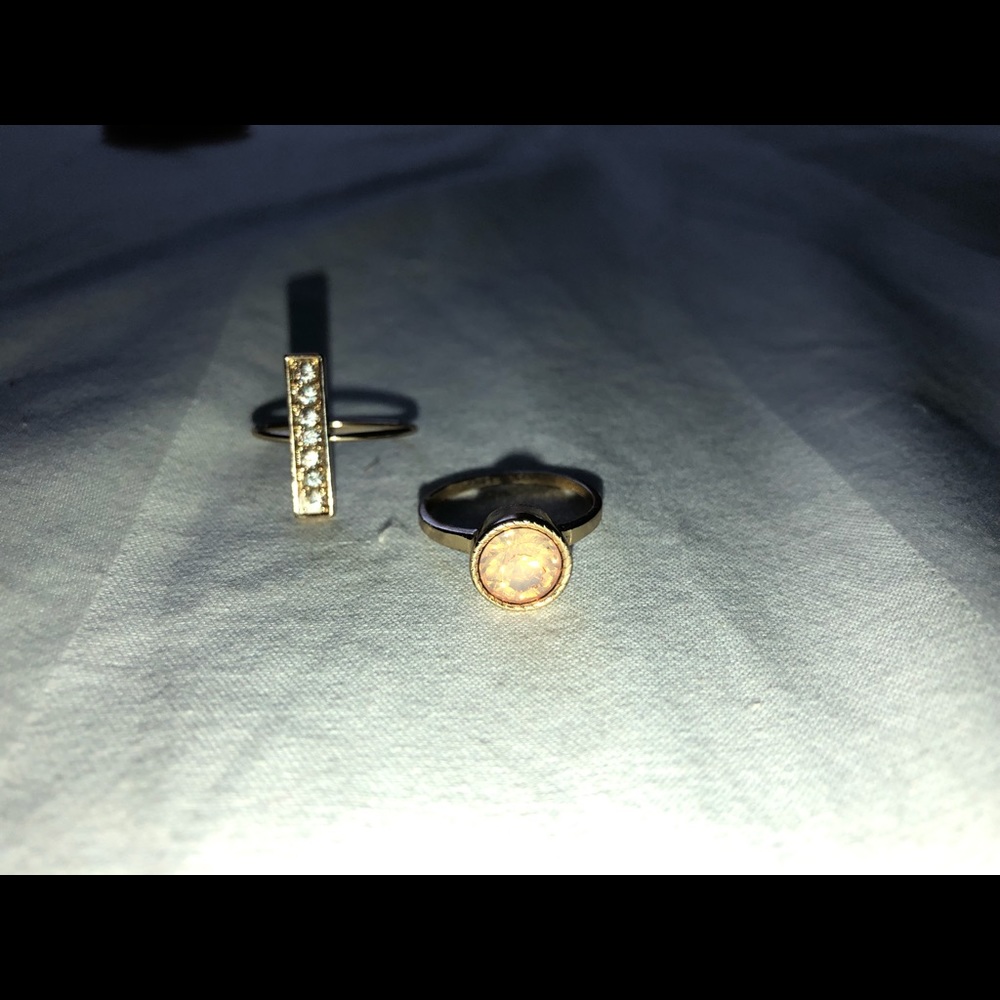 Two stone rings